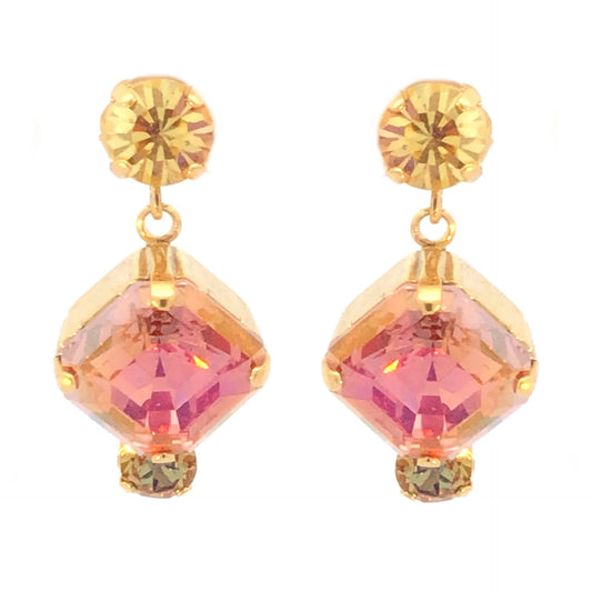 Tova Teya Earrings in Light Rose Lemon - FINAL SALE