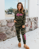 Love & Camo Graphic Hoodie
