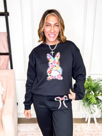 A Floral Easter Graphic Pullover - FINAL SALE