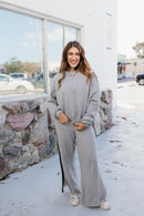 Airplane Mode On Pants In Grey & Black - Reg & Curvy - Macoma Boutique210 Other Bottoms