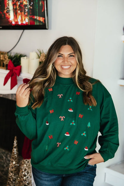 All Things Christmas Pullover - Reg & Curvy - Macoma Boutique120 Long Sleeve