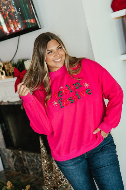 Always Festive Pullover - Reg & Curvy - Macoma Boutique120 Long Sleeve