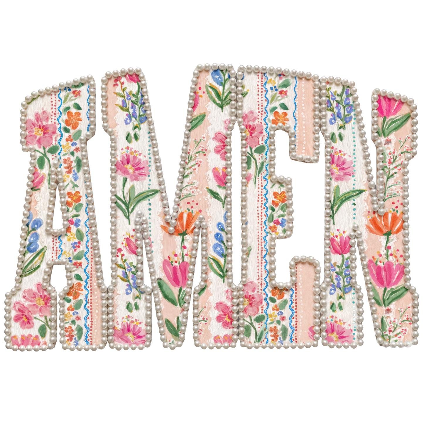 Amen and Pearls Graphic Pullover - FINAL SALE