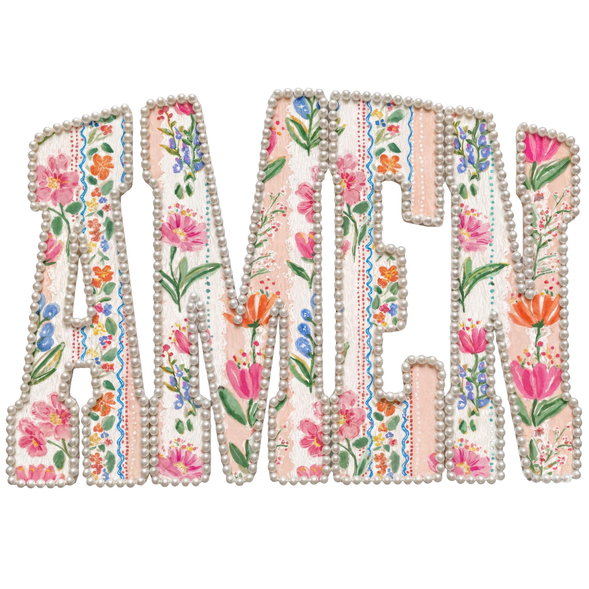 Amen and Pearls Graphic Pullover - FINAL SALE