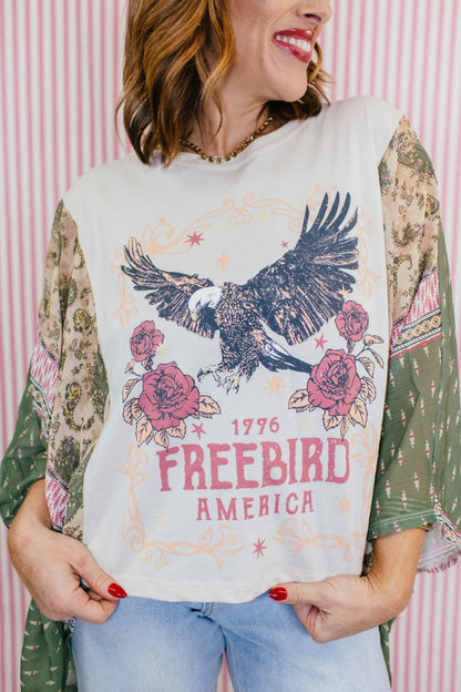 Americana Muse Top - Macoma Boutique100 Short Sleeve