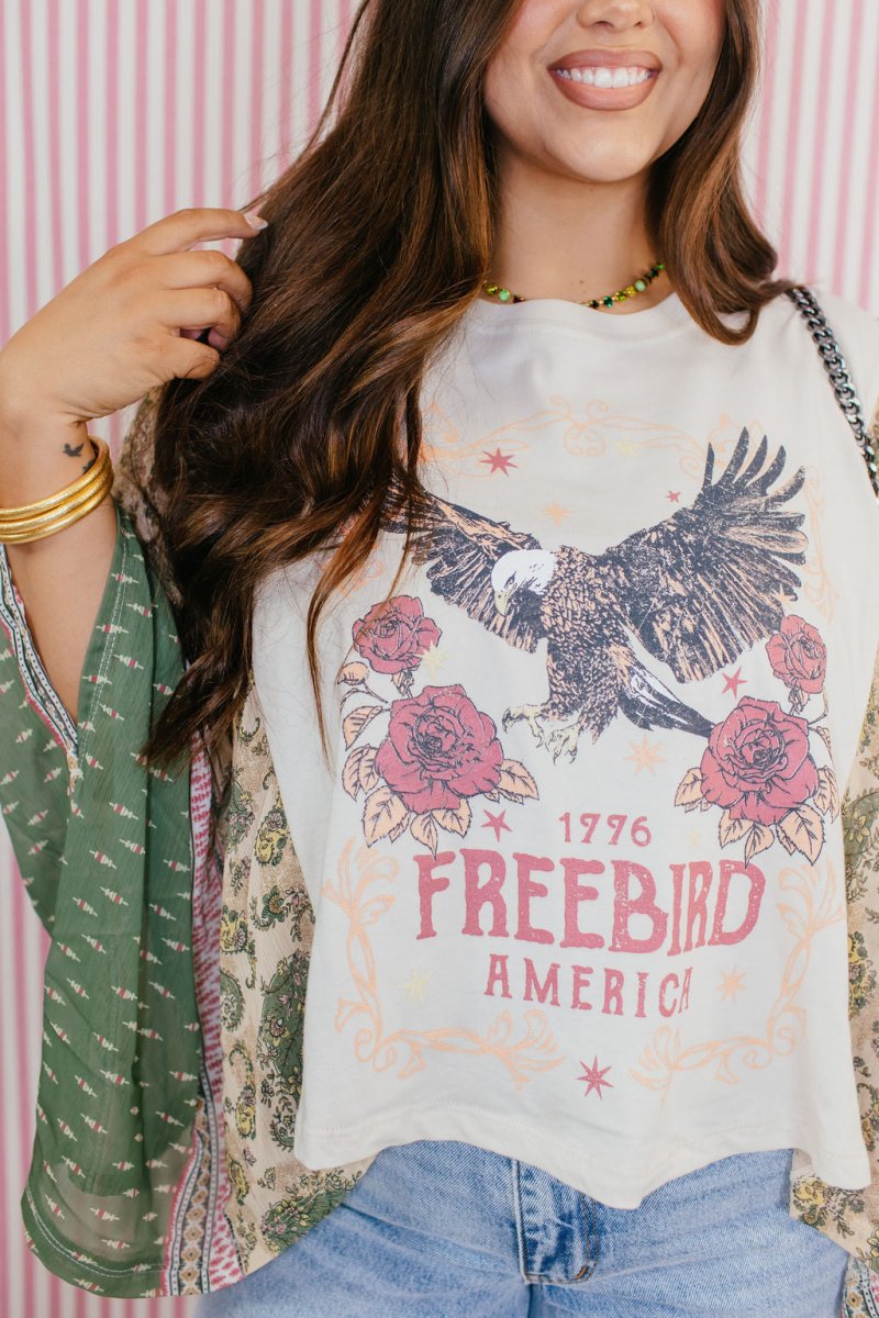 Americana Muse Top - Macoma Boutique100 Short Sleeve