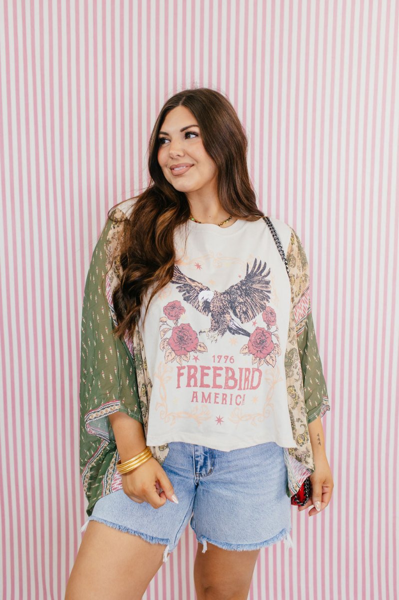 Americana Muse Top - Macoma Boutique100 Short Sleeve