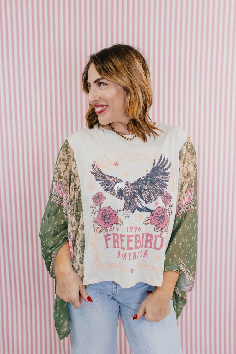 Americana Muse Top - Macoma Boutique100 Short Sleeve