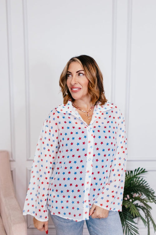 Americana Summer Top - Reg/Curvy - FINAL SALE - Macoma Boutique120 Long Sleeve