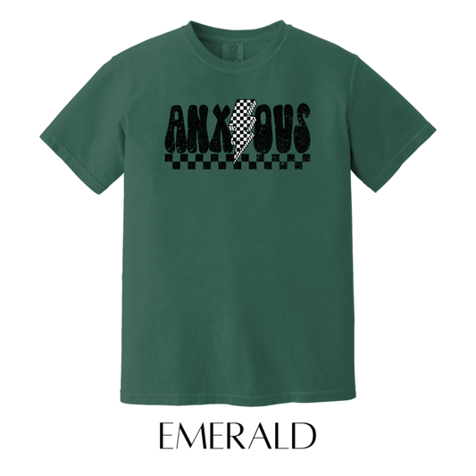 Anxious Graphic Tee - FINAL SALE - Macoma Boutique555 Presales
