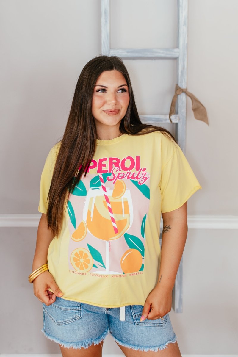 Aperol Spritz, Please Tee - Reg & Curvy - Macoma Boutique140 Graphic Tees
