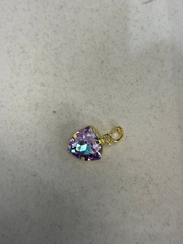 Arrow Point Charm In Purple - Macoma Boutique315 Jewelry