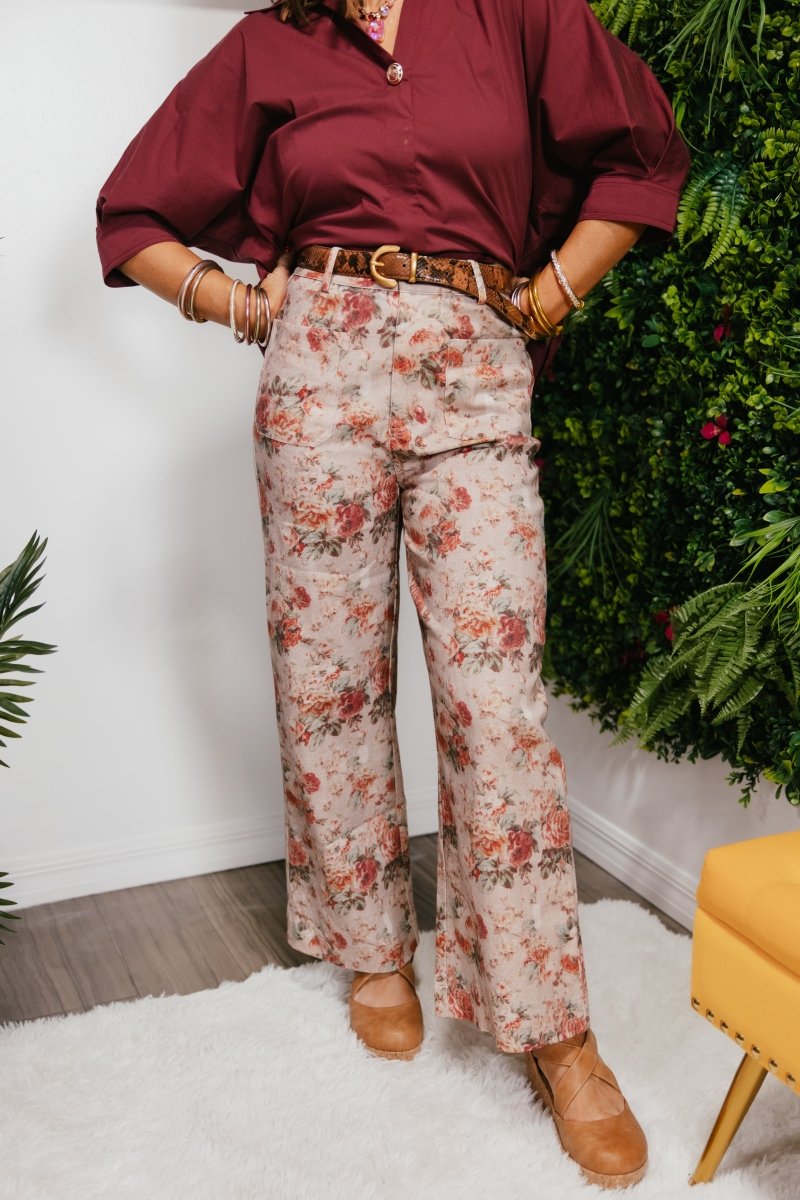 Autumn Bloom Pants - Macoma Boutique210 Other Bottoms