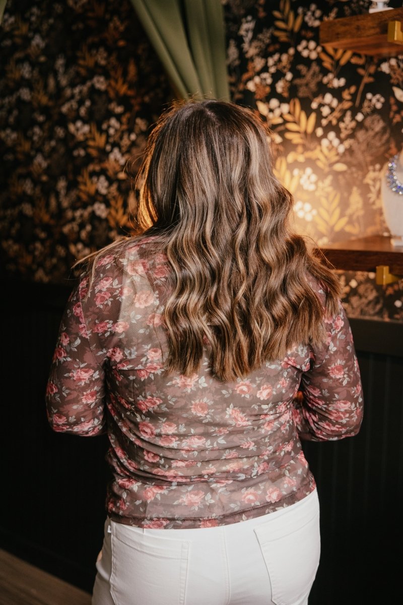 Autumn Rose Top - Reg & Curvy - Macoma Boutique120 Long Sleeve