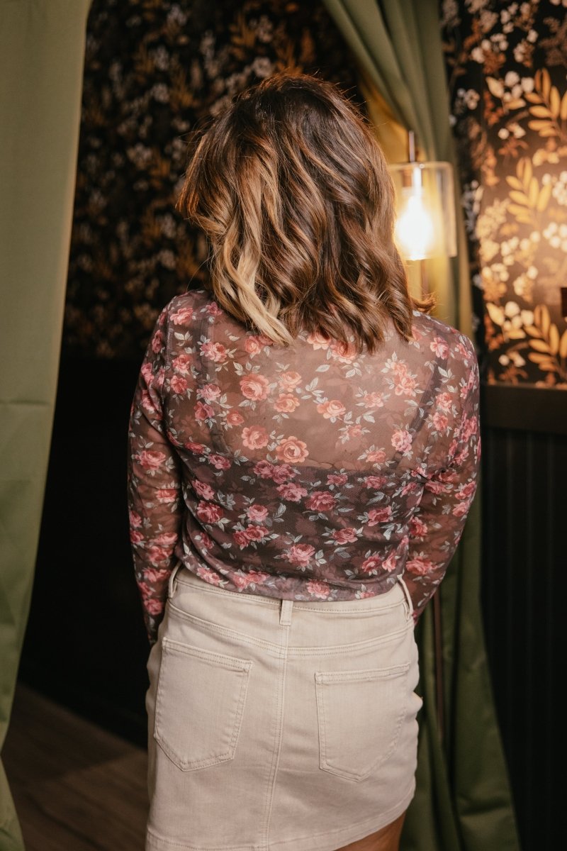 Autumn Rose Top - Reg & Curvy - Macoma Boutique120 Long Sleeve