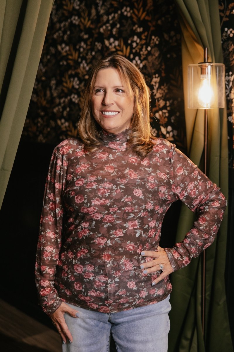 Autumn Rose Top - Reg & Curvy - Macoma Boutique120 Long Sleeve