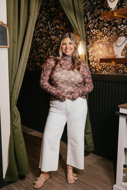 Autumn Rose Top - Reg & Curvy - Macoma Boutique120 Long Sleeve