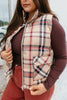 Autumn Stroll Plaid Vest - Macoma Boutique230 Outerwear