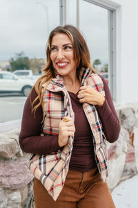 Autumn Stroll Plaid Vest