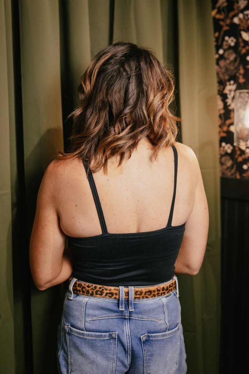 Bare Minimum Brami Tank In Black - Reg & Curvy - Macoma Boutique110 Tanks