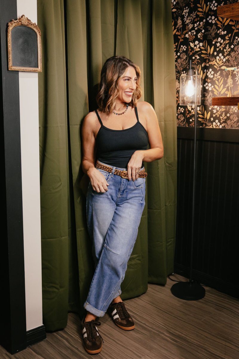 Bare Minimum Brami Tank In Black - Reg & Curvy - Macoma Boutique110 Tanks