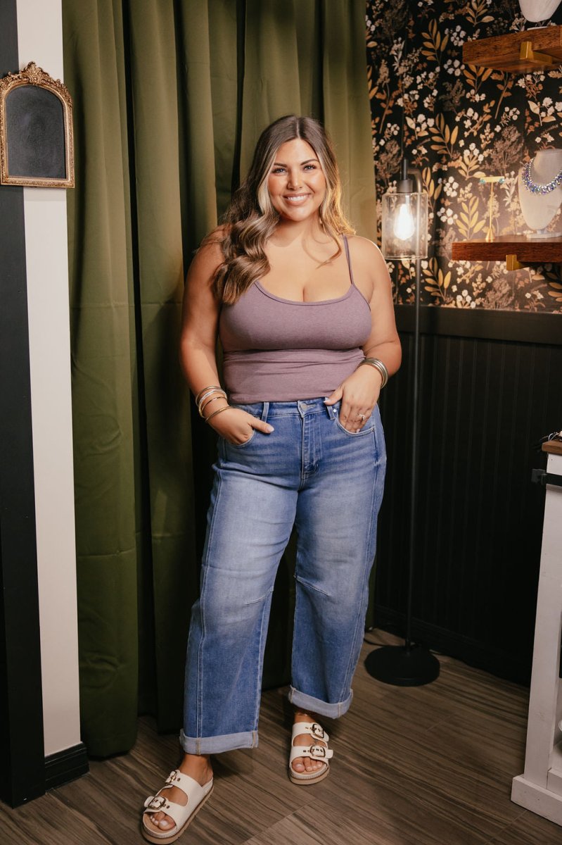 Bare Minimum Brami Tank In Jam Jewel - Reg & Curvy - Macoma Boutique110 Tanks