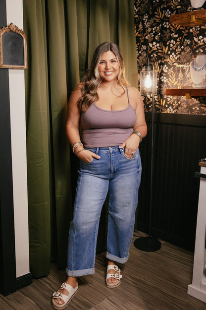 Bare Minimum Brami Tank In Jam Jewel - Reg & Curvy - Macoma Boutique110 Tanks