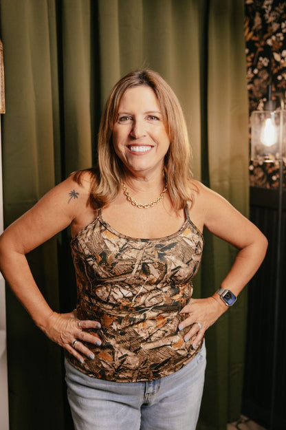 Bare Minimum Brami Tank In Real Tree Camo - Reg & Curvy - Macoma Boutique110 Tanks