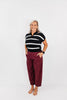 Barrel Pants in Burgundy - Reg/Curvy - Macoma Boutique210 Other Bottoms