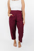 Barrel Pants in Burgundy - Reg/Curvy - Macoma Boutique210 Other Bottoms