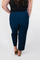 Barrel Pants in Navy - Reg/Curvy - Macoma Boutique210 Other Bottoms