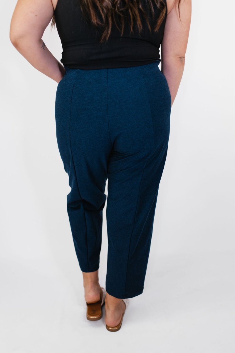Barrel Pants in Navy - Reg/Curvy - Macoma Boutique210 Other Bottoms
