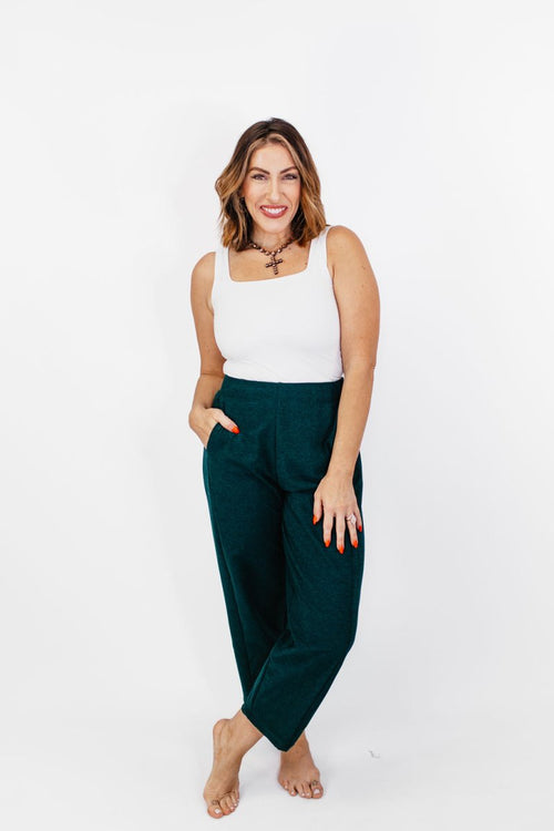 Barrel Pants in Spruce - Reg/Curvy - Macoma Boutique210 Other Bottoms