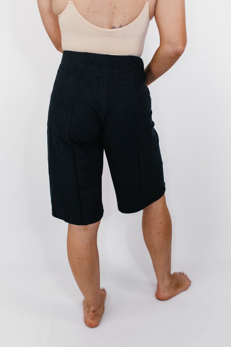 Barrel Shorts in Black - Reg/Curvy - FINAL SALE - Macoma Boutique180 Shorts