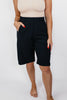 Barrel Shorts in Black - Reg/Curvy - FINAL SALE - Macoma Boutique180 Shorts