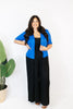 Basic Cardigan in Blue - Reg/Curvy - Macoma Boutique220 Cardigans/Kimonos