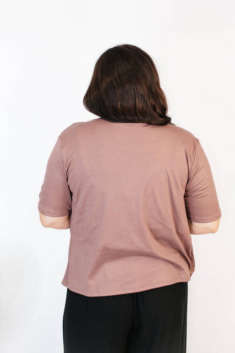 Basic Cardigan in Brown - Reg/Curvy - Macoma Boutique220 Cardigans/Kimonos