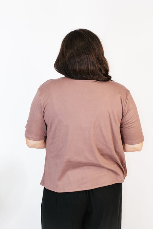 Basic Cardigan in Brown - Reg/Curvy - Macoma Boutique220 Cardigans/Kimonos