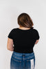 Be Glad In It Top in Black - FINAL SALE - Macoma Boutique100 Short Sleeve