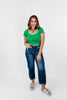 Be Glad In It Top in Green - FINAL SALE - Macoma Boutique100 Short Sleeve