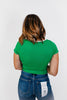 Be Glad In It Top in Green - FINAL SALE - Macoma Boutique100 Short Sleeve
