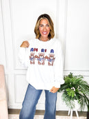 Beary American Sweatshirt - FINAL SALE - Macoma Boutique120 Long Sleeve
