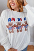 Beary American Sweatshirt - FINAL SALE - Macoma Boutique120 Long Sleeve