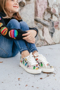 Betsey Johnson Children's Multi Light Sidny Sneakers