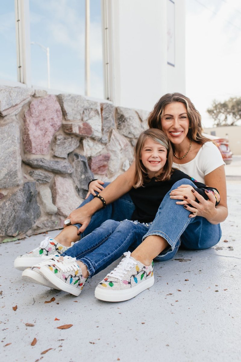Betsey Johnson Children's Multi Light Sidny Sneakers - Macoma Boutique301 Sneakers