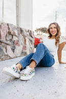 Betsey Johnson Women's Multi Light Sidny Sneakers - Macoma Boutique301 Sneakers