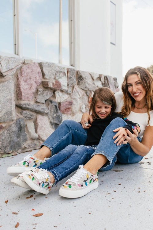 Betsey Johnson Women's Multi Light Sidny Sneakers - Macoma Boutique301 Sneakers