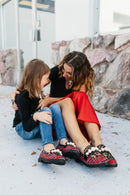 Betsey Johnson Women's Red Plaid Harloe Shoes - Macoma Boutique305 Flats