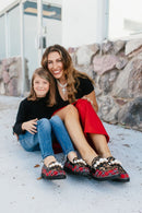 Betsey Johnson Women's Red Plaid Harloe Shoes - Macoma Boutique305 Flats