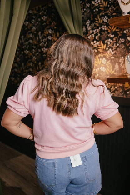 Better Together Top In Light Pink - Reg & Curvy - Macoma Boutique100 Short Sleeve
